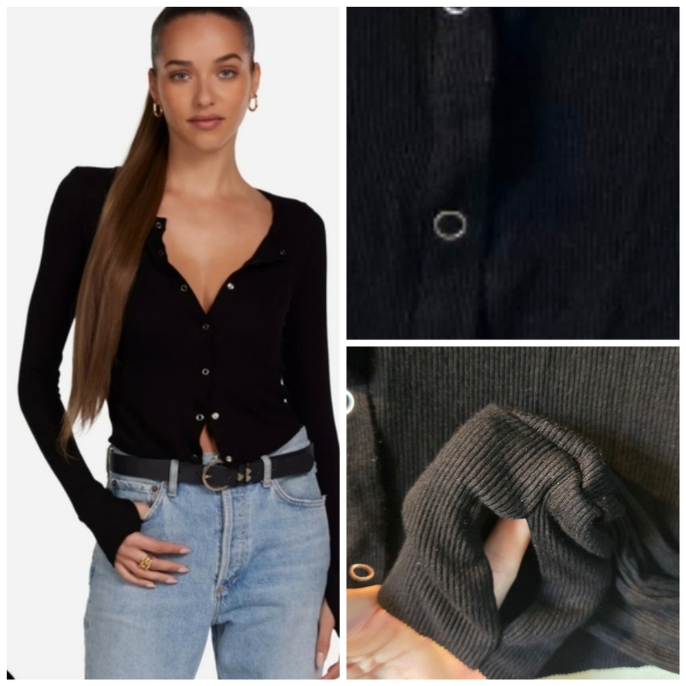 Michael Lauren Vesca Snap Front top